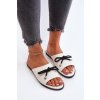 Dámske Sandále z eco kože big star nn274067 biele / NN274067 BIAŁY (Veľkosť 36)