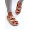 ľahké Dámske žabky zaxy ll285087 beige / (Veľkosť 35.5)