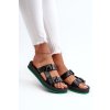Dámske Sandále na ploché podrážce zaxy ll285073 čierne / (Veľkosť 35.5)