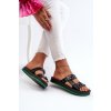 Dámske Sandále na ploché podrážce zaxy ll285073 čierne / (Veľkosť 35.5)