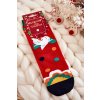 Dámske ponožky  červené kód PO- CCC -02-SK.22959/SNP9062 RED (Veľkosť 35-38)