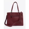 Červené dámska kabelka Shelvt kod CCC -1- TOR-HL5289WINE (Veľkosť one size)