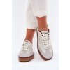 Dámské Kožené Tenisky Daniel Lopez Just Dare SS2D4008 Bílo-Šedé (Veľkosť 36)