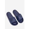 Pánské papuče na suchý zips 4fmm00fflim091-31s tmavo modré / (Veľkosť 40)