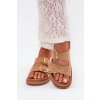 Dámské Sandály Na Platformě Se Zlatými Přezkami Camel Verena (Veľkosť 39)