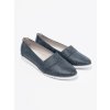 Modré dámske mokasíny na platforme Goodin kod CCC -1- GD-FL192NA (Veľkosť 37)