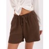 Dámske Šortky farba Hnedá kód MO-SN-9717.95 (Farba Hnedá, Veľkosť ONE SIZE)