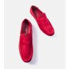 Pánske topánky mokasíny červené kód DD1979-9 - GM DD1979-9 RED 40 - GM (Veľkosť 40)