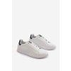 nízke pánské tenisky z ekologické koža big star nn174282 biele / NN174282 BIAŁY/GRAN (Veľkosť 40)