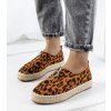 Dámske topánky espadrilky hnedé kód BL0017-SP - GM BL0017-SP LEOPARD PRINT 38 - GM (Veľkosť 37)