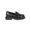 Čierne dámske mokasíny na platforme Shelvt kod CCC -1- 1-706B (Veľkosť 39)
