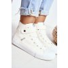 Dámske vysoké tenisky big star ff274579 bile / FF274579 WHITE (Veľkosť 36)