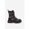 Zateplené Boty Pracovní S Pásky A Sponami Big Star OO274707 Černé (Veľkosť 40)