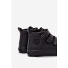 Zateplené členkové topánky sneakers pro deti na suchý zips big star ss374070 čierne / (Veľkosť 30)
