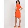 Dámske pomarančove šaty letne kód produktu WN-SK-2905.25 (Farba Pomarančová, Veľkosť S)