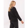 Dámska blúzka over size čierna RV-BZ-A823.49 (Farba Čierna, Veľkosť ONE SIZE)
