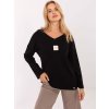 Dámska blúzka over size čierna RV-BZ-A852.51 (Farba Čierna, Veľkosť ONE SIZE)