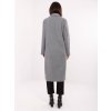 Dámsky kabát farba sivá kód IT-PL-80320.65 : na temu obdobie Jeseň / zima (Farba Sivá, Veľkosť ONE SIZE)