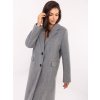 Dámsky kabát farba sivá kód IT-PL-80320.65 : na temu obdobie Jeseň / zima (Farba Sivá, Veľkosť ONE SIZE)