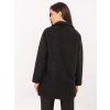 Dámsky kabát farba čierna kód IT-PL-96775.19P : na temu obdobie Jeseň / zima (Farba Čierna, Veľkosť ONE SIZE)