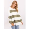 Dámska blúzka over size khaki RV-BZ-A833.50 (Farba Khaki, Veľkosť ONE SIZE)
