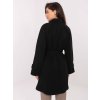 Dámsky kabát farba čierna kód IT-PL-A9589.58 : na temu obdobie Jeseň / zima (Farba Čierna, Veľkosť ONE SIZE)