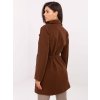 Dámsky kabát farba hnedá kód IT-PL-A9590.85 : na temu obdobie Jeseň / zima (Farba Hnedá, Veľkosť ONE SIZE)