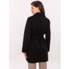 Dámsky kabát farba čierna kód IT-PL-A9590.85 : na temu obdobie Jeseň / zima (Farba Čierna, Veľkosť ONE SIZE)