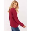 Dámska blúzka over size bordová RV-BZ-A823.49 (Farba Bordová, Veľkosť ONE SIZE)