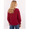 Dámska blúzka over size bordová RV-BZ-A825.48 (Farba Bordová, Veľkosť ONE SIZE)