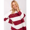 Dámska blúzka over size bordová RV-BZ-A833.50 (Farba Bordová, Veľkosť ONE SIZE)