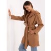 Dámsky kabát farba hnedá camel kód IT-PL-A9587.00 : na temu obdobie Jeseň / zima (Farba Hnedá camel, Veľkosť ONE SIZE)