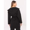 Dámsky kabát farba čierna kód IT-PL-A9587.00 : na temu obdobie Jeseň / zima (Farba Čierna, Veľkosť ONE SIZE)