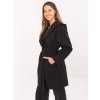 Dámsky kabát farba čierna kód IT-PL-A9587.00 : na temu obdobie Jeseň / zima (Farba Čierna, Veľkosť ONE SIZE)