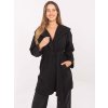 Dámsky kabát farba čierna kód IT-PL-A9587.00 : na temu obdobie Jeseň / zima (Farba Čierna, Veľkosť ONE SIZE)