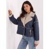 Dámska Bunda farba Modrá kód IT-KR-95701.96 (Farba Modrá, Veľkosť ONE SIZE)
