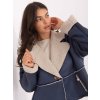 Dámska Bunda farba Modrá kód IT-KR-95701.96 (Farba Modrá, Veľkosť ONE SIZE)