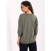 Dámska blúzka over size khaki RV-BZ-A891.21P (Farba Khaki, Veľkosť ONE SIZE)