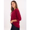 Dámska blúzka over size bordová RV-BZ-A820.27P (Farba Bordová, Veľkosť ONE SIZE)