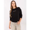 Dámska blúzka over size čierna RV-BZ-A826.89 (Farba Čierna, Veľkosť ONE SIZE)