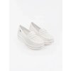 Biele dámske mokasíny na platforme Goodin kod CCC -1- GD-FL6076W (Veľkosť 38)