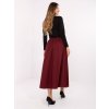 Dámska Rozširené sukňa bordová kód 24-TemU-H/M-IT-SD-81036.32 (Farba Bordová, Veľkosť ONE SIZE)