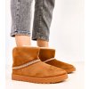 Karamelové nízke snehule z eko-semišu Karolla C2076-4 CAMEL 38 - GM (Veľkosť 38)