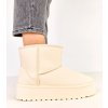 Béžové nízke snehule na platforme z ekokože Reinol C2067-3 Béžové 38 - GM (Veľkosť 38)