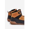 Pánske topánky na zimu  hnedé kód obuvi LCJ-24-01-2938M CAMEL/BLK (Veľkosť 43)