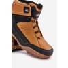 Pánske topánky na zimu  hnedé kód obuvi LCJ-24-01-2938M CAMEL/BLK (Veľkosť 43)