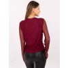 Dámska blúzka formálny štýl bordová IT-BZ-20167.86 (Farba Bordová, Veľkosť ONE SIZE)