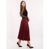 Dámska Plisované sukňa bordová kód 24-TemU-H/M-MI-SD-121402.59 (Farba Bordová, Veľkosť ONE SIZE)