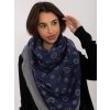 Dámsky šál farba tmavo-modrá Fact - naj AT-SZ-1701.61 (Farba Tmavo-modrá, Veľkosť ONE SIZE)