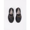Čierne dámske mokasíny na platforme Goodin kod CCC -1- GD-WL-75B (Veľkosť 38)